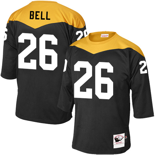Men's Elite Le'Veon Bell Mitchell and Ness Jersey Black Home - #26 1967 Throwback NFL Pittsburgh Steelers